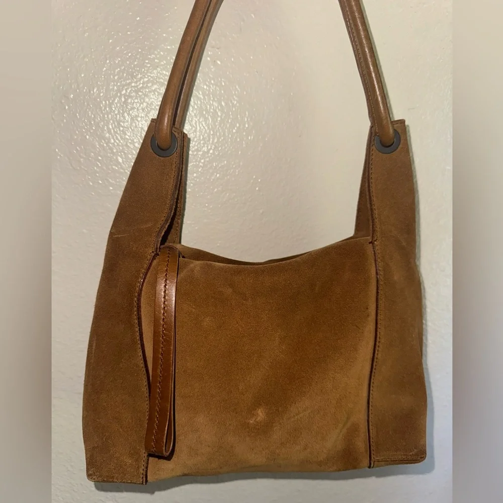 Gucci Vintage Suede Hobo Handbag